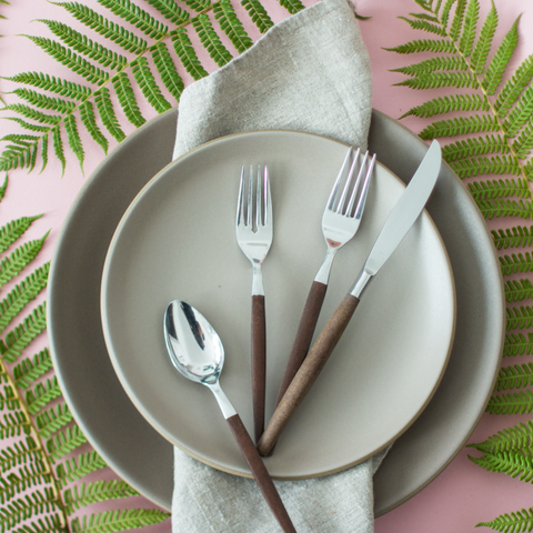 Heath Ceramics Coupe Line Dinner Plate Rental: Cocoa Fawn