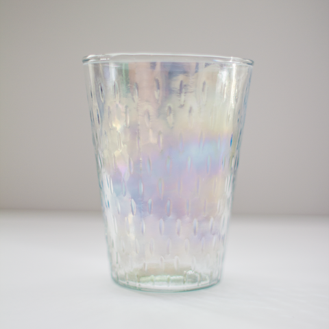 Pearlescent Water Glass Rental