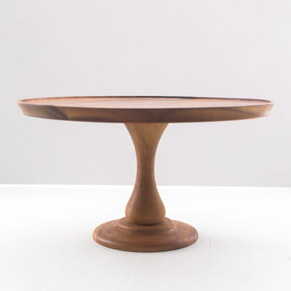 Acacia Cake Pedestal
