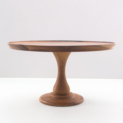 Acacia Cake Pedestal